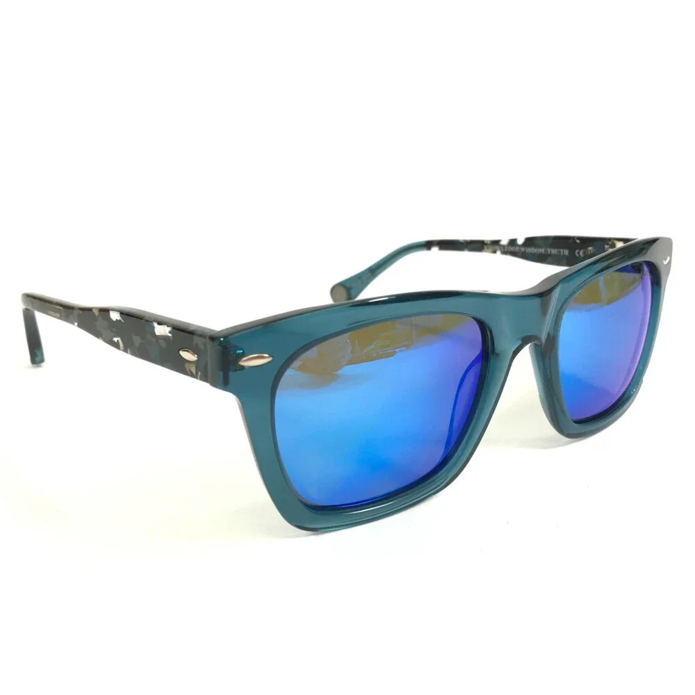 Robert Graham Sunglasses CALVIN BLU Blue Square Frames w/ Blue Polarized Lenses